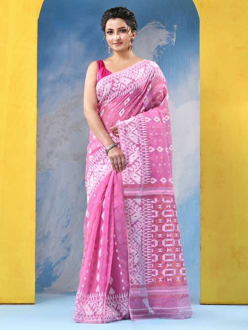 women self design jamdani saree - 21977352 - Standard Image - 0