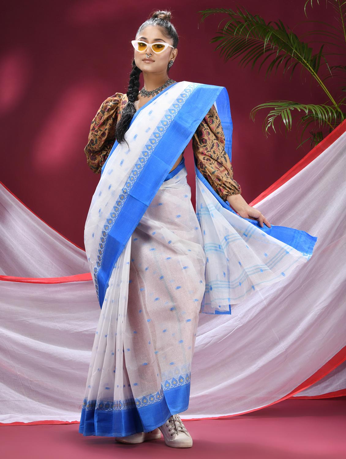 women self design handloom saree - 21977359 -  Zoom Image - 0