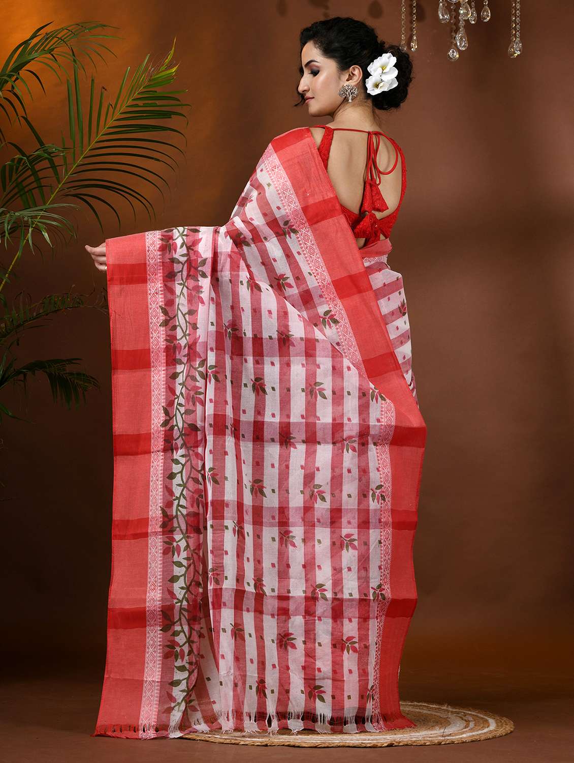 women printed handloom saree - 21977364 -  Standard Image - 2