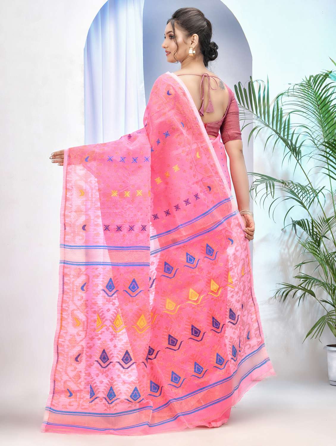 women self design jamdani saree - 21977383 -  Standard Image - 2