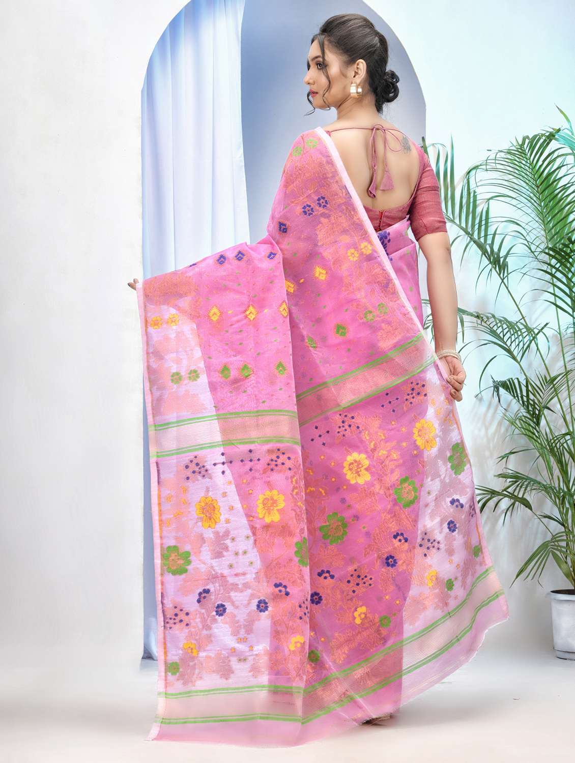 women self design jamdani saree - 21977384 -  Standard Image - 2