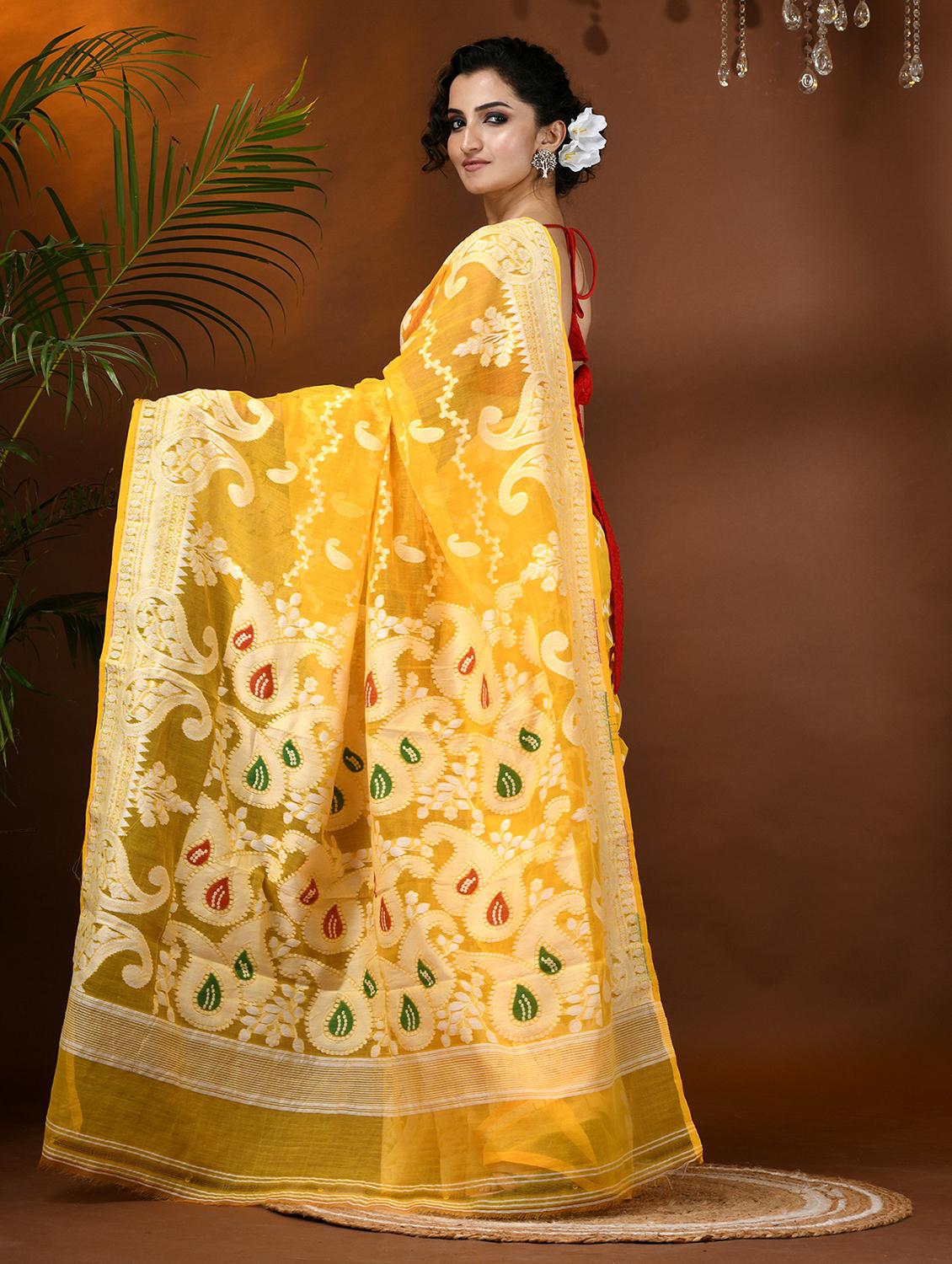 women self design jamdani saree - 21977394 - Standard Image - 2