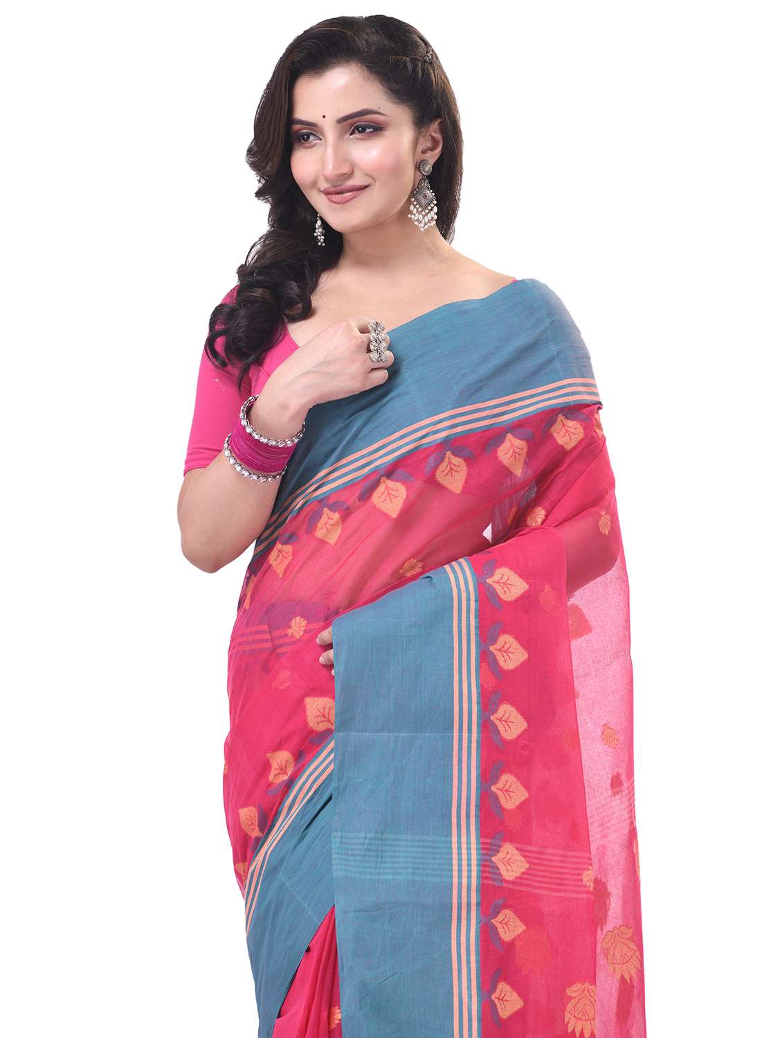 women self design handloom saree - 21977425 - Standard Image - 2