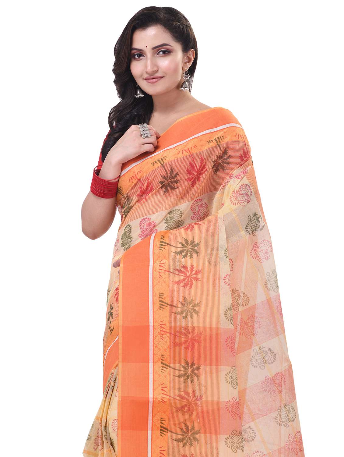 women printed handloom saree - 21977441 -  Standard Image - 2
