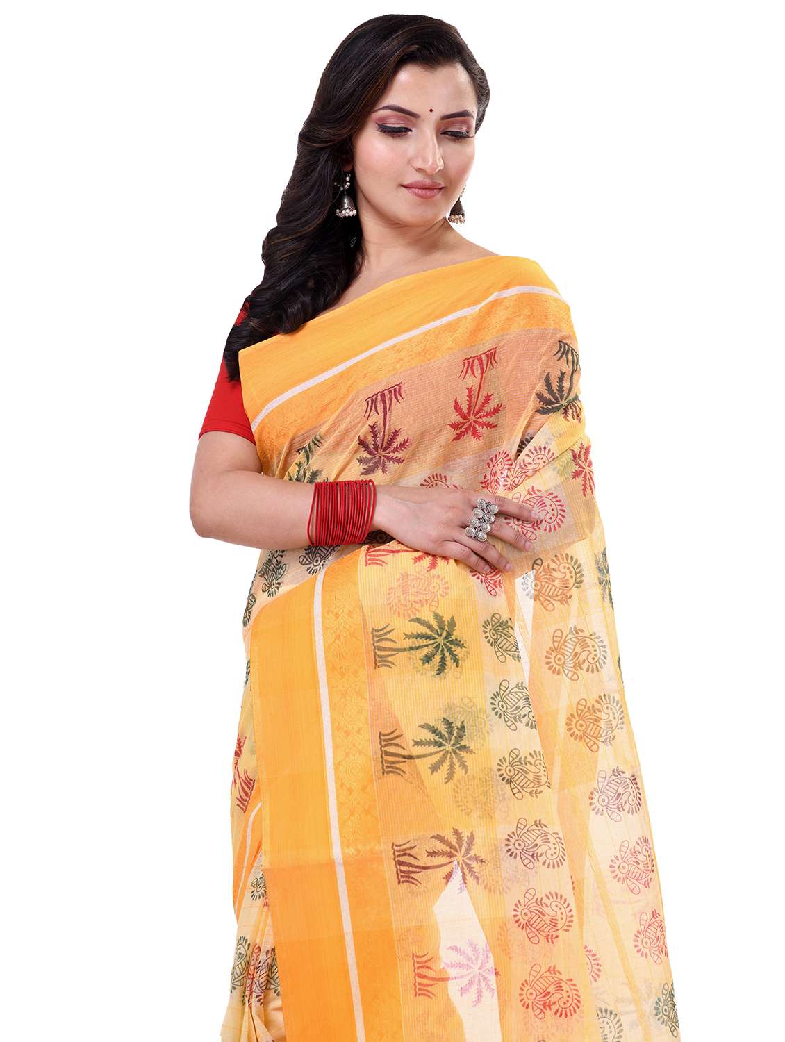 women printed handloom saree - 21977444 -  Standard Image - 2