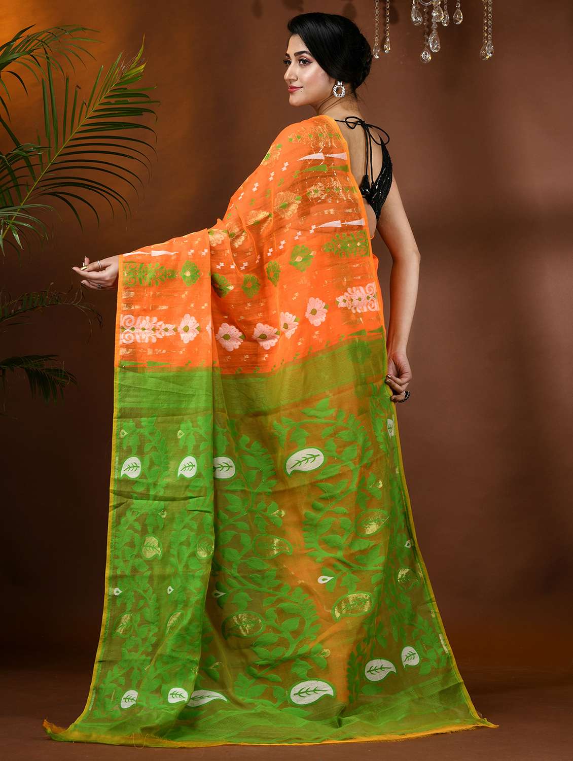 women self design jamdani saree - 21977482 -  Standard Image - 2