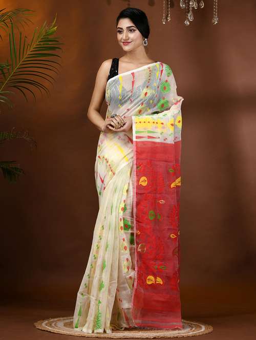 women self design jamdani saree - 21977485 -  Standard Image - 0