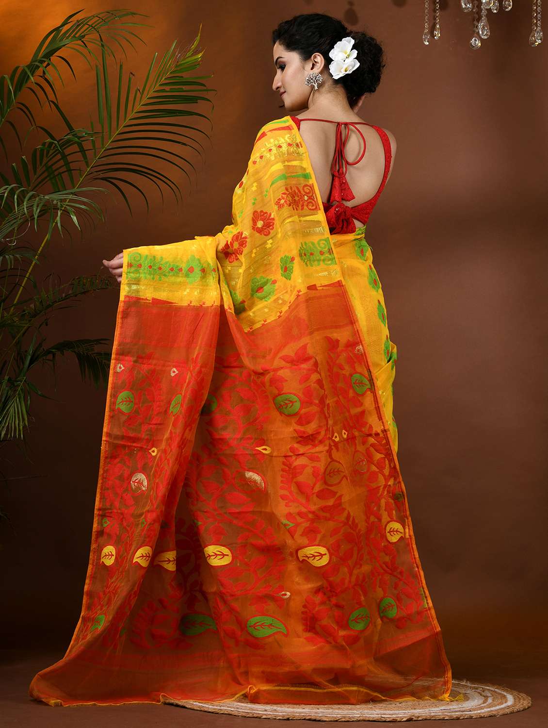 women self design jamdani saree - 21977486 -  Standard Image - 2