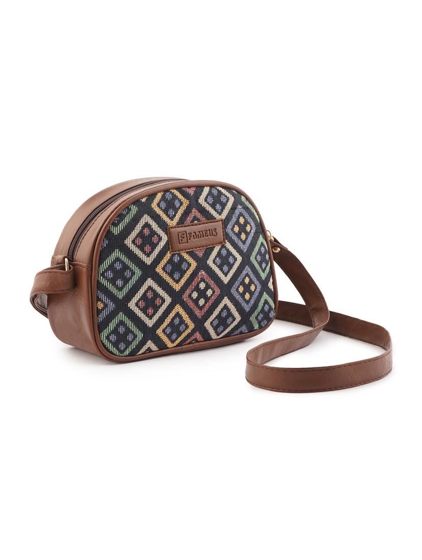 women self design sling bag - 21978038 - Standard Image - 2