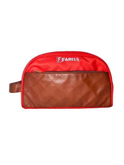 casual red polyester zip closure clutch - 21978051 - Standard Image - 0