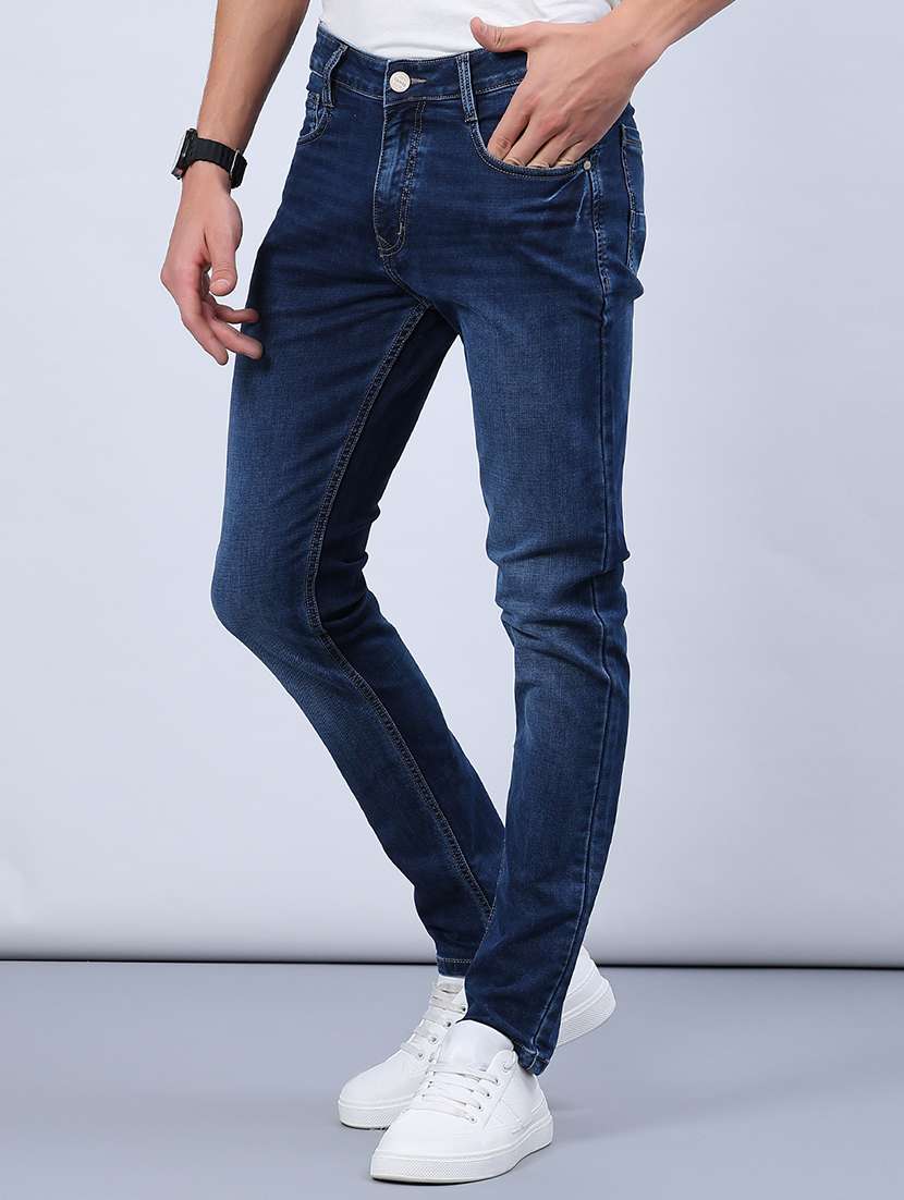 men washed mid rise full length jeans - 21978076 -  Standard Image - 2