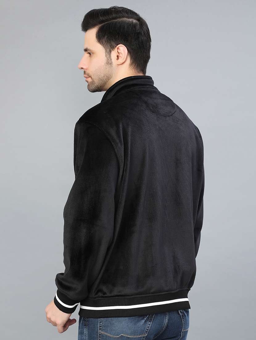 men solid long sleeve regualr fit casual jacket - 21978185 -  Standard Image - 2