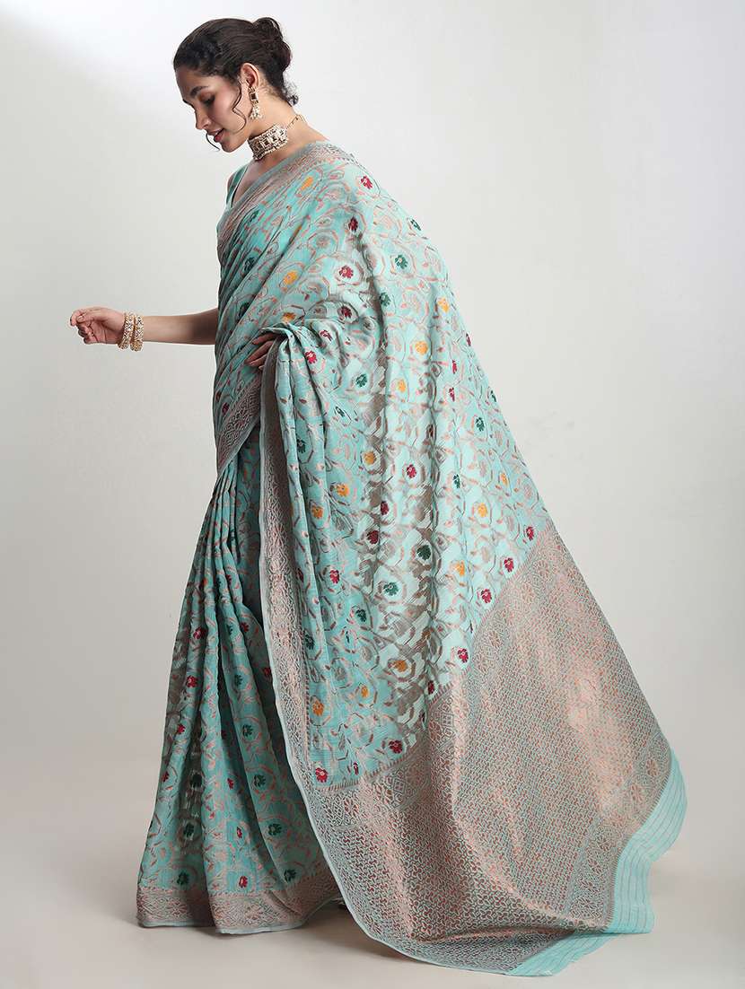 women self design banarasi saree with blouse - 21978319 - Standard Image - 2