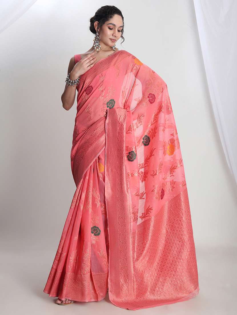 women self design banarasi saree with blouse - 21978320 - Standard Image - 2
