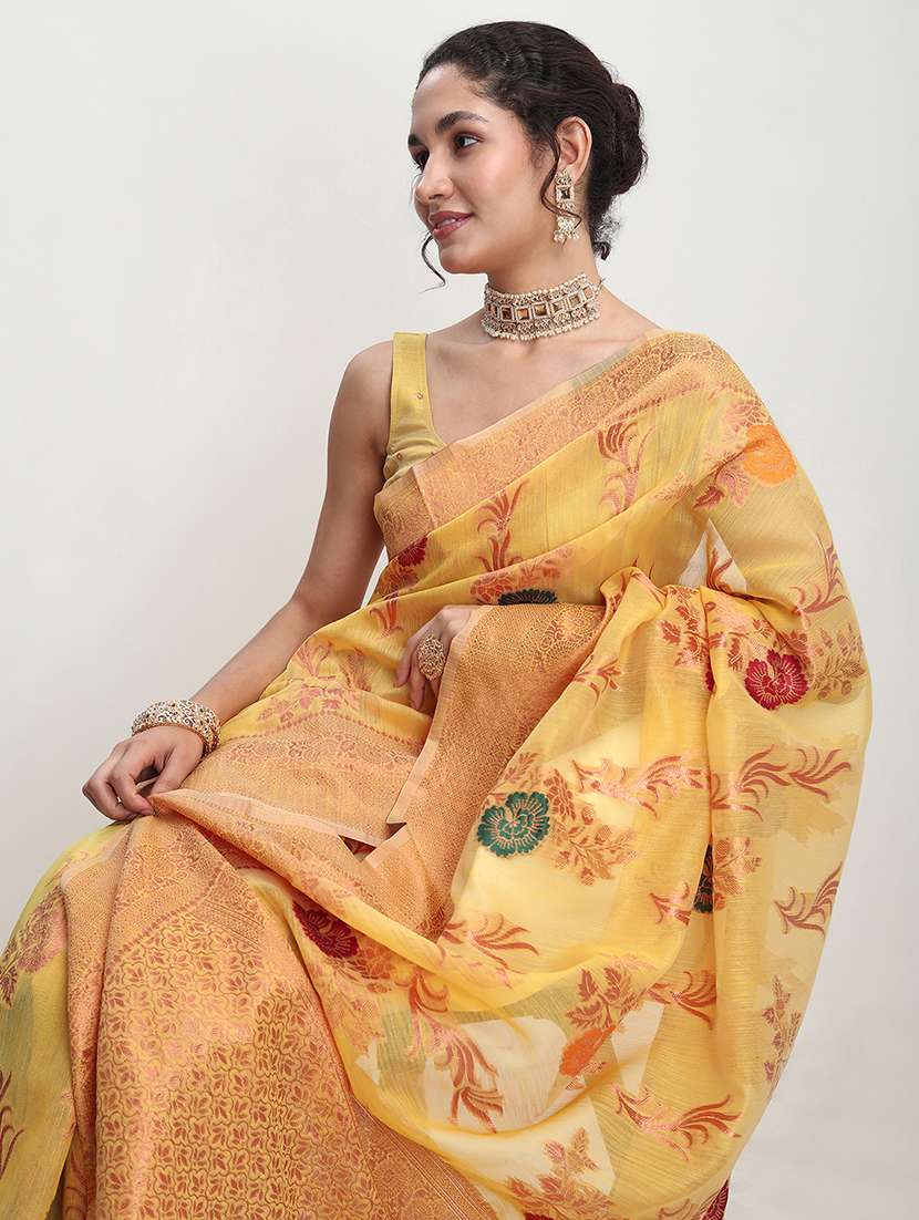 women self design banarasi saree with blouse - 21978323 - Standard Image - 2