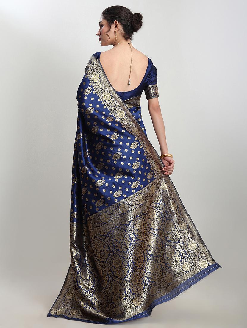 women self design banarasi saree with blouse - 21978330 - Standard Image - 2