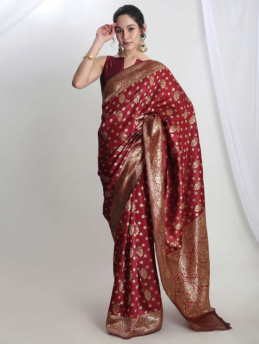 women self design banarasi saree with blouse - 21978331 - Standard Image - 2