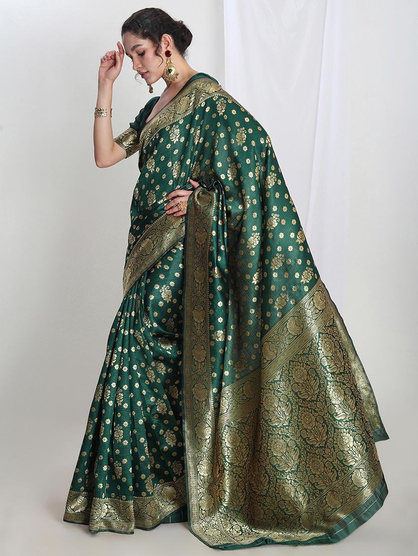 women self design banarasi saree with blouse - 21978333 - Standard Image - 2
