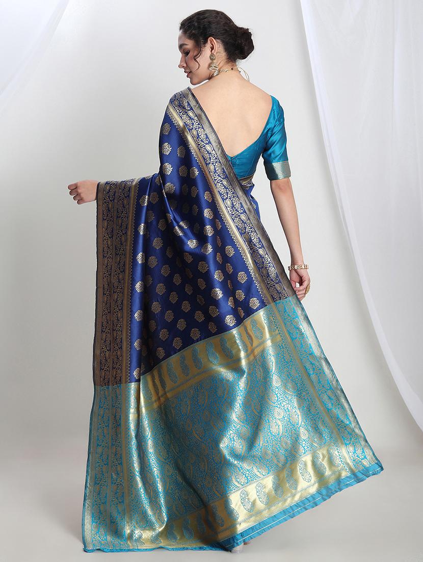 women self design banarasi saree with blouse - 21978347 - Standard Image - 2