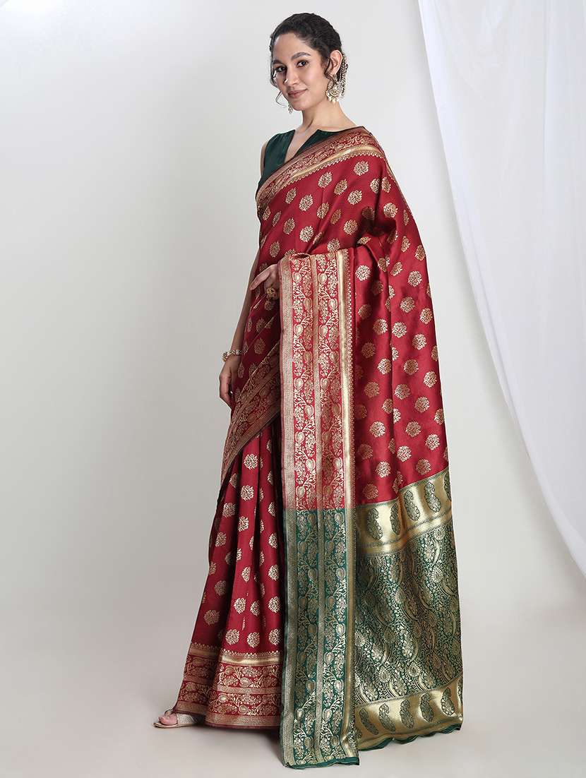 women self design banarasi saree with blouse - 21978348 -  Standard Image - 2
