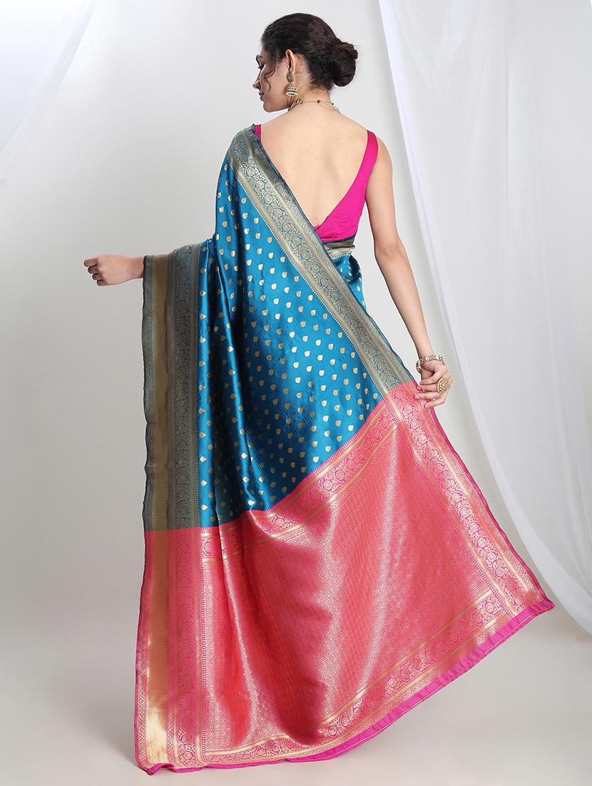 women self design banarasi saree with blouse - 21978350 - Standard Image - 2