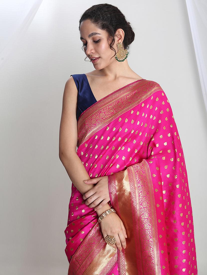 women self design banarasi saree with blouse - 21978351 - Standard Image - 2