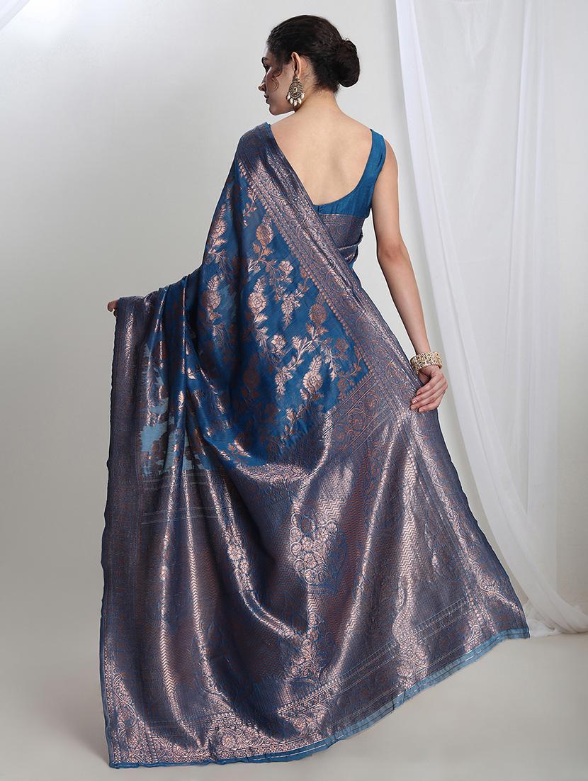 women self design banarasi saree with blouse - 21978365 - Standard Image - 2