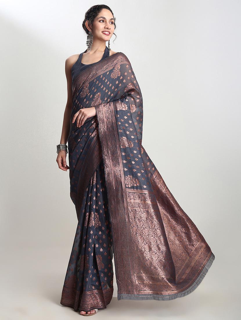 women self design banarasi saree with blouse - 21978366 - Standard Image - 2