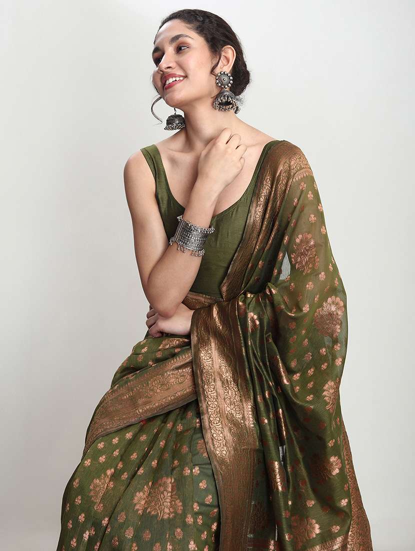 women self design banarasi saree with blouse - 21978367 -  Standard Image - 2