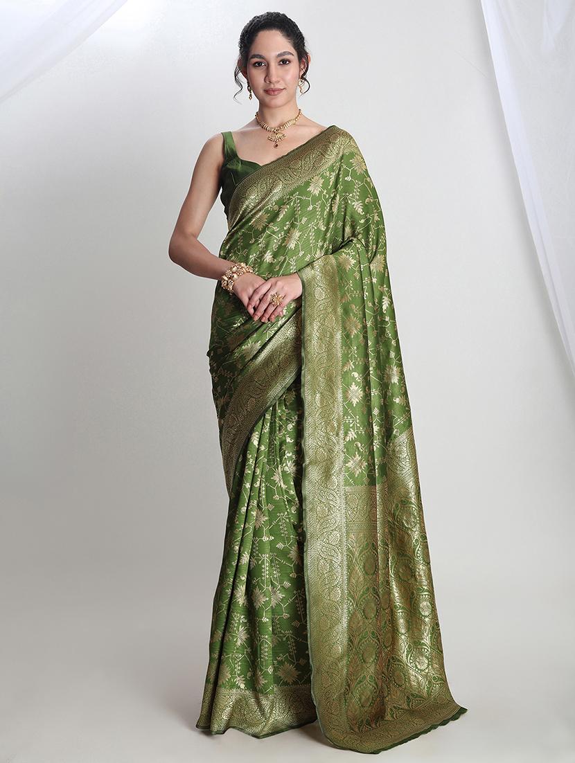 women self design banarasi saree with blouse - 21978369 - Standard Image - 2