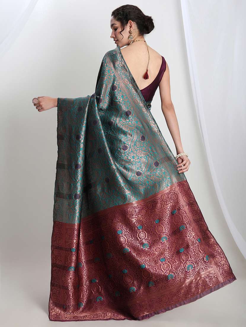 women self design banarasi saree with blouse - 21978375 -  Standard Image - 2