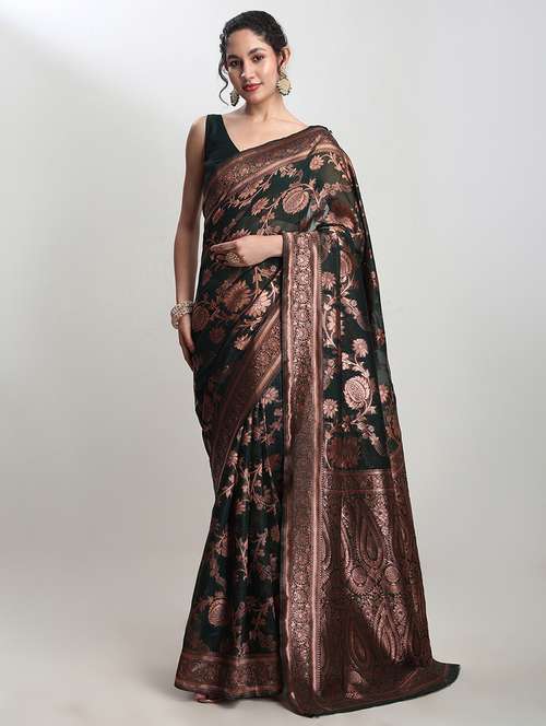 women self design banarasi saree with blouse - 21978384 -  Standard Image - 0