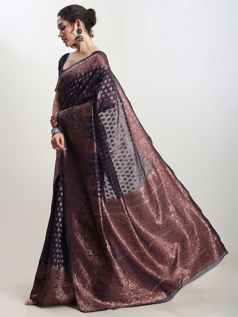 women self design banarasi saree with blouse - 21978386 -  Standard Image - 2