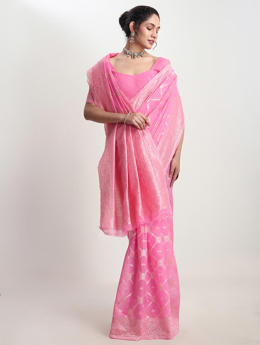women self design banarasi saree with blouse - 21978391 - Standard Image - 2