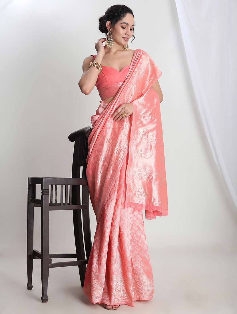 women self design banarasi saree with blouse - 21978393 - Standard Image - 2
