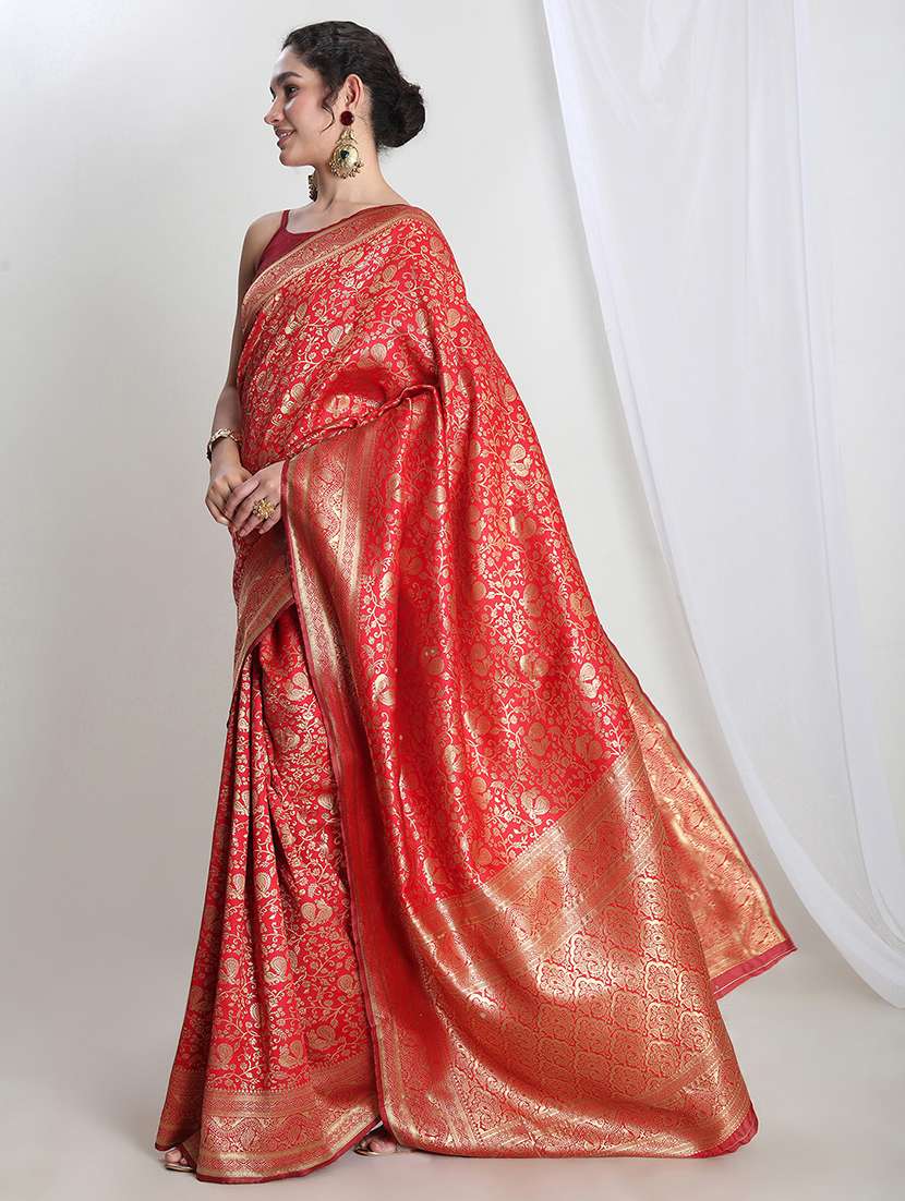 women self design banarasi saree with blouse - 21978395 -  Standard Image - 2