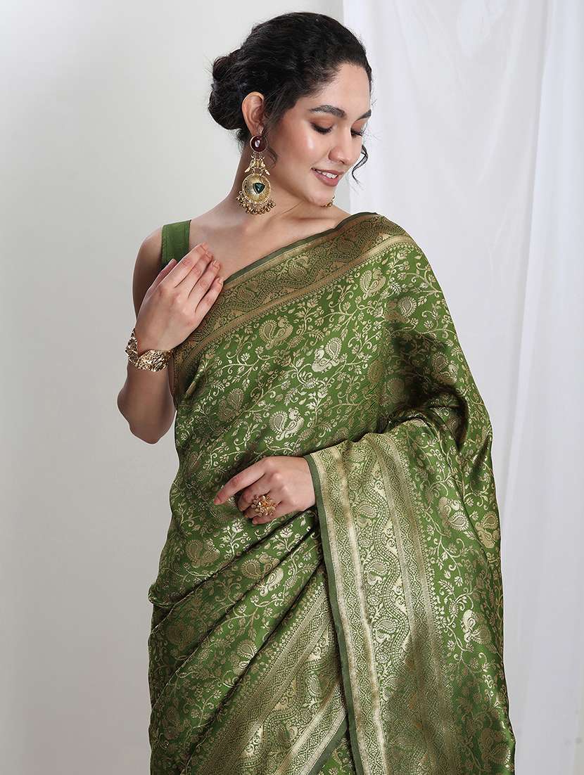 women self design banarasi saree with blouse - 21978396 -  Standard Image - 2