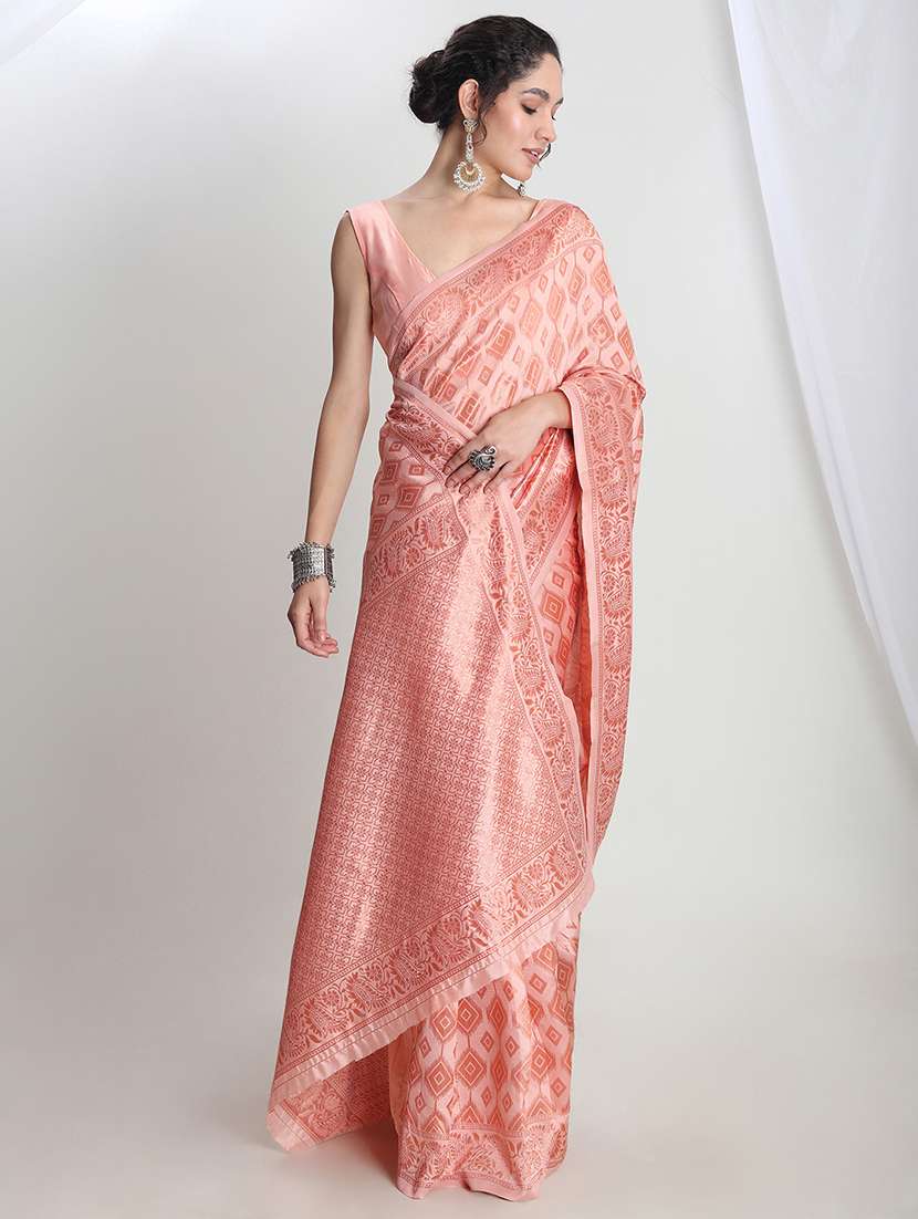women self design banarasi saree with blouse - 21978400 - Standard Image - 2
