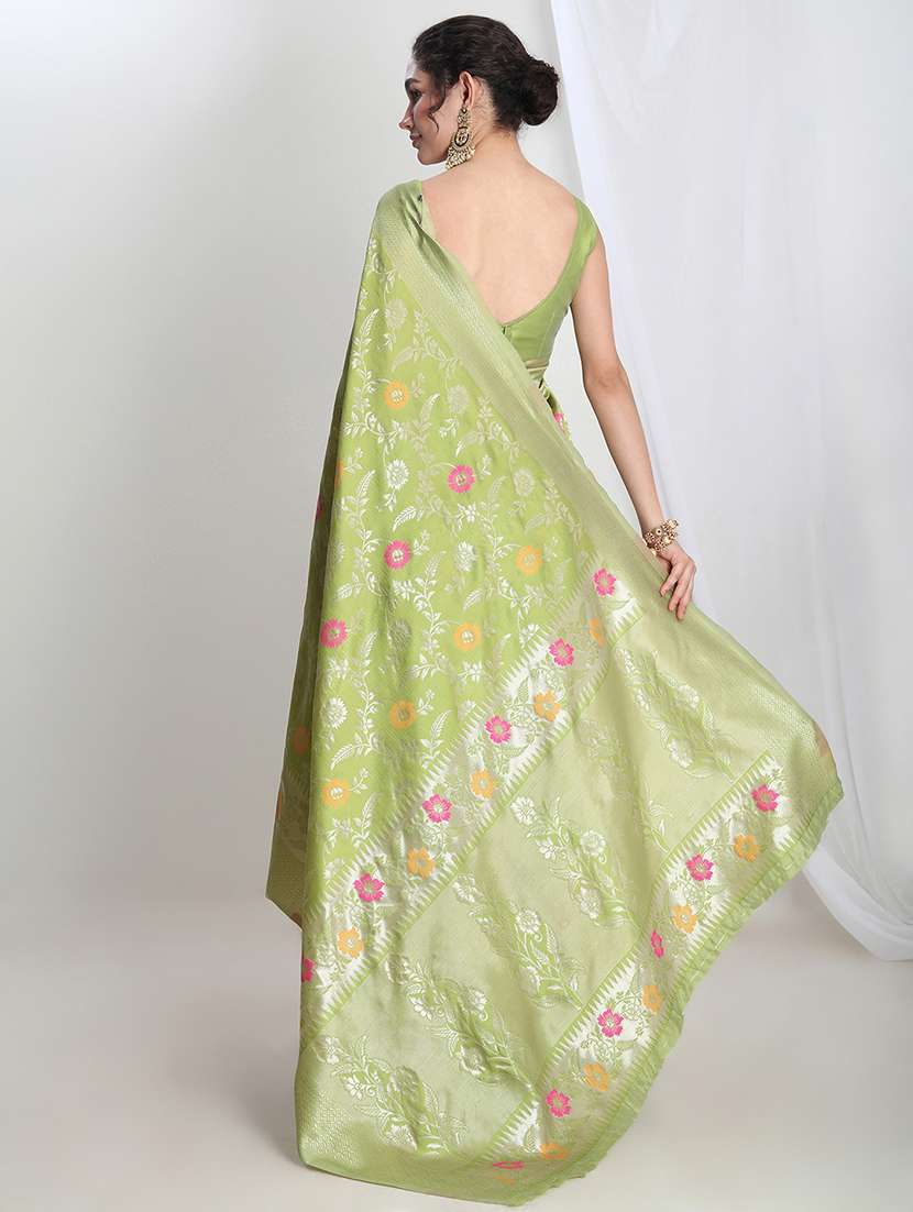 women self design banarasi saree with blouse - 21978401 -  Standard Image - 2