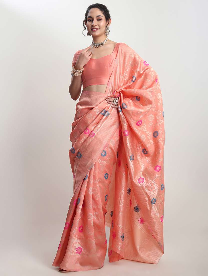 women self design banarasi saree with blouse - 21978402 -  Standard Image - 2