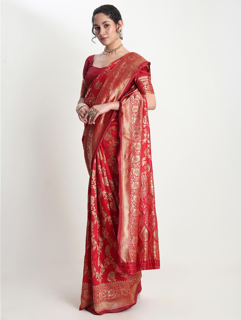 women self design banarasi saree with blouse - 21978405 - Standard Image - 2