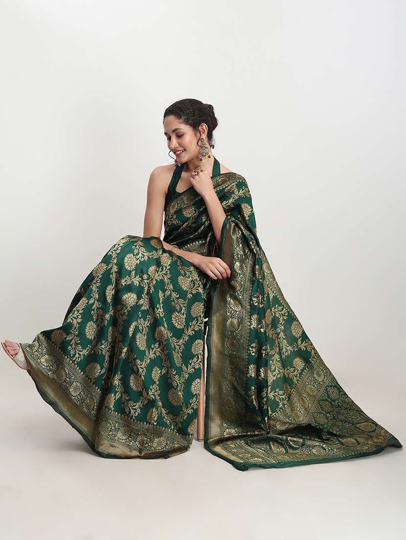 women self design banarasi saree with blouse - 21978406 -  Standard Image - 2