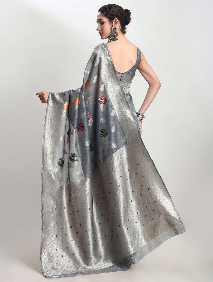 women self design bordered saree with blouse - 21978423 - Standard Image - 2