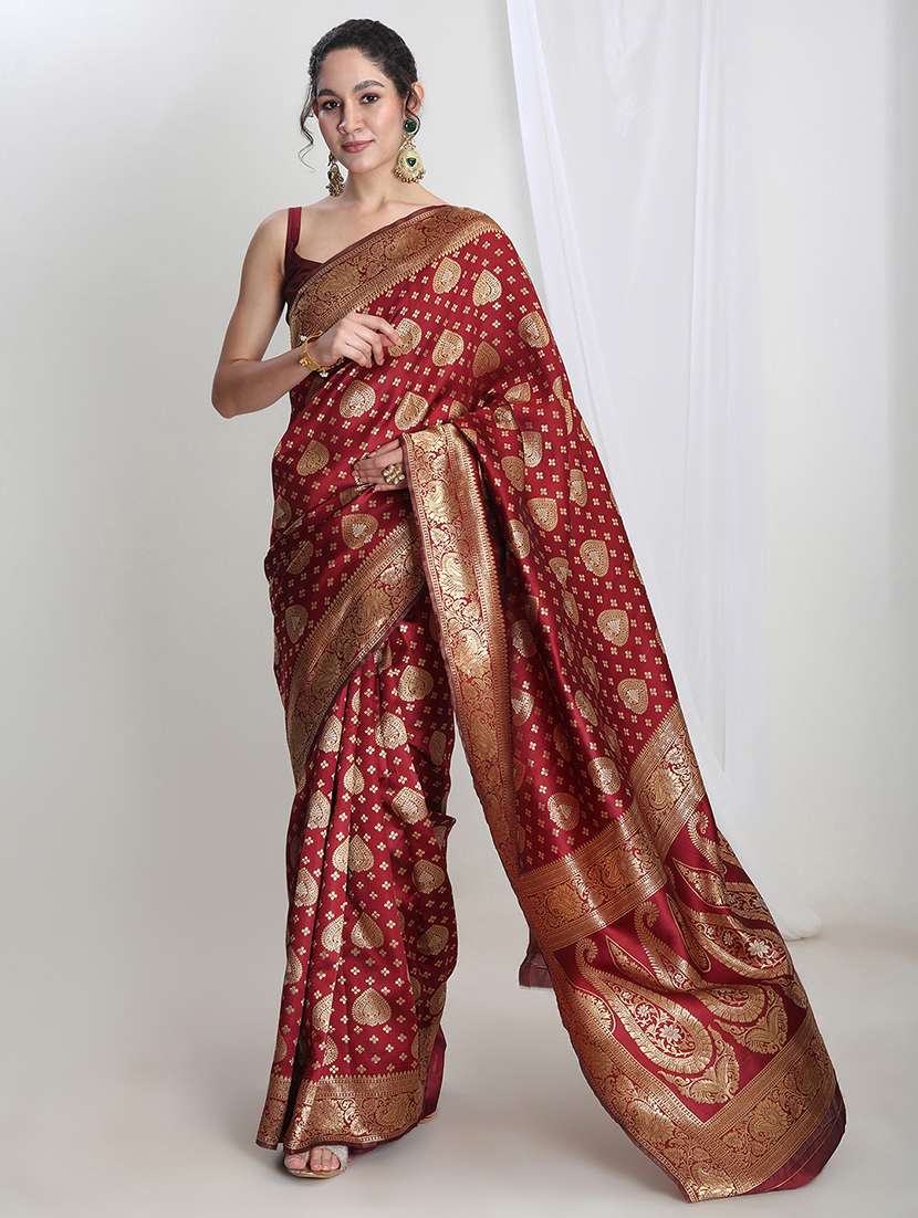 women self design banarasi saree with blouse - 21978429 -  Standard Image - 2