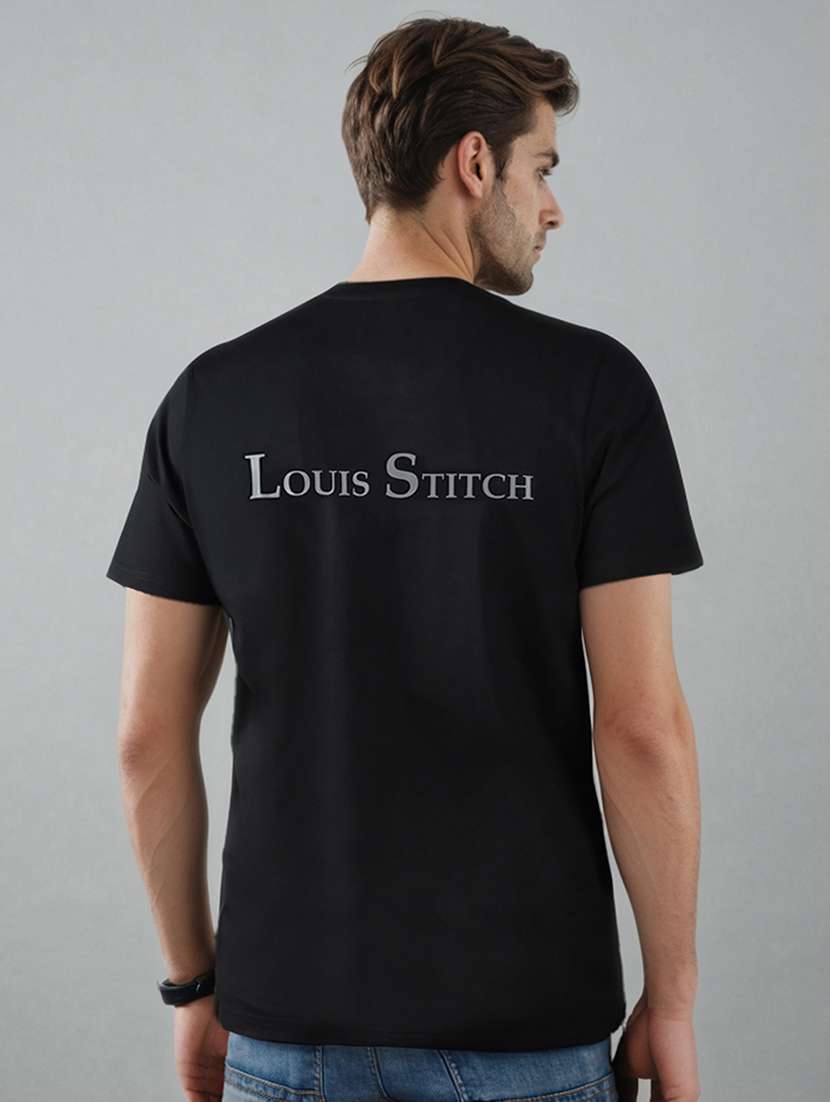 men logo print short sleeve regular fit t-shirt - 21978505 -  Standard Image - 2