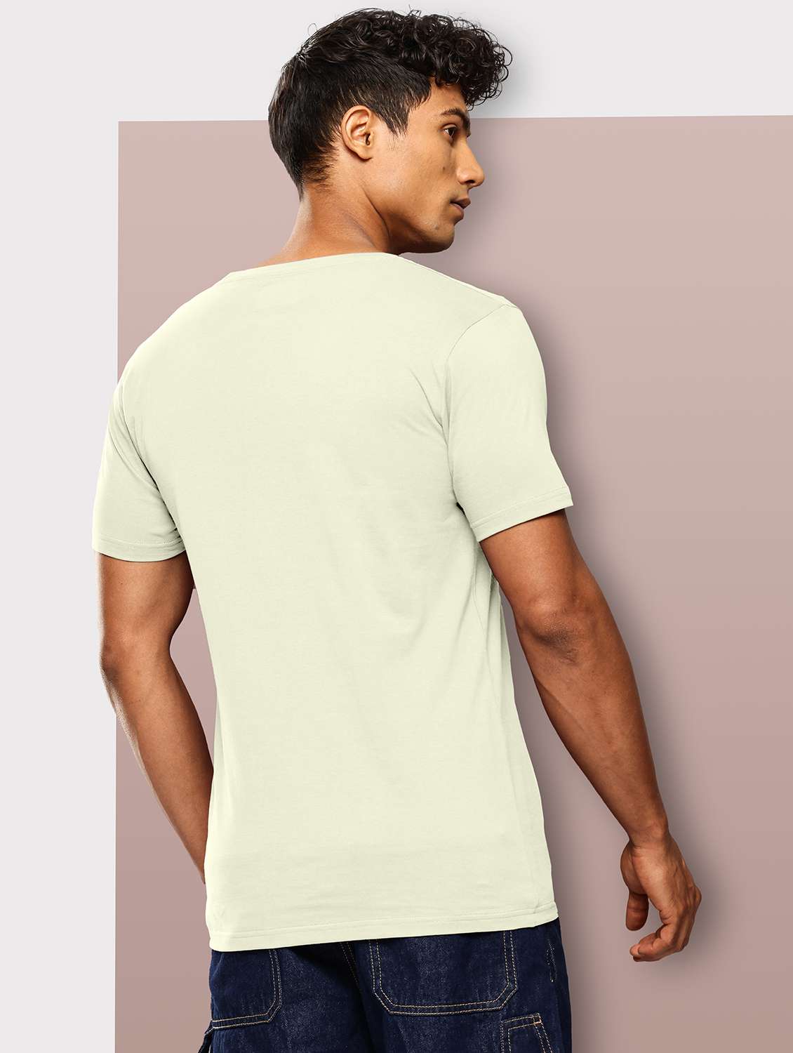 men chest print short sleeve regular fit t-shirt - 21978584 - Standard Image - 2