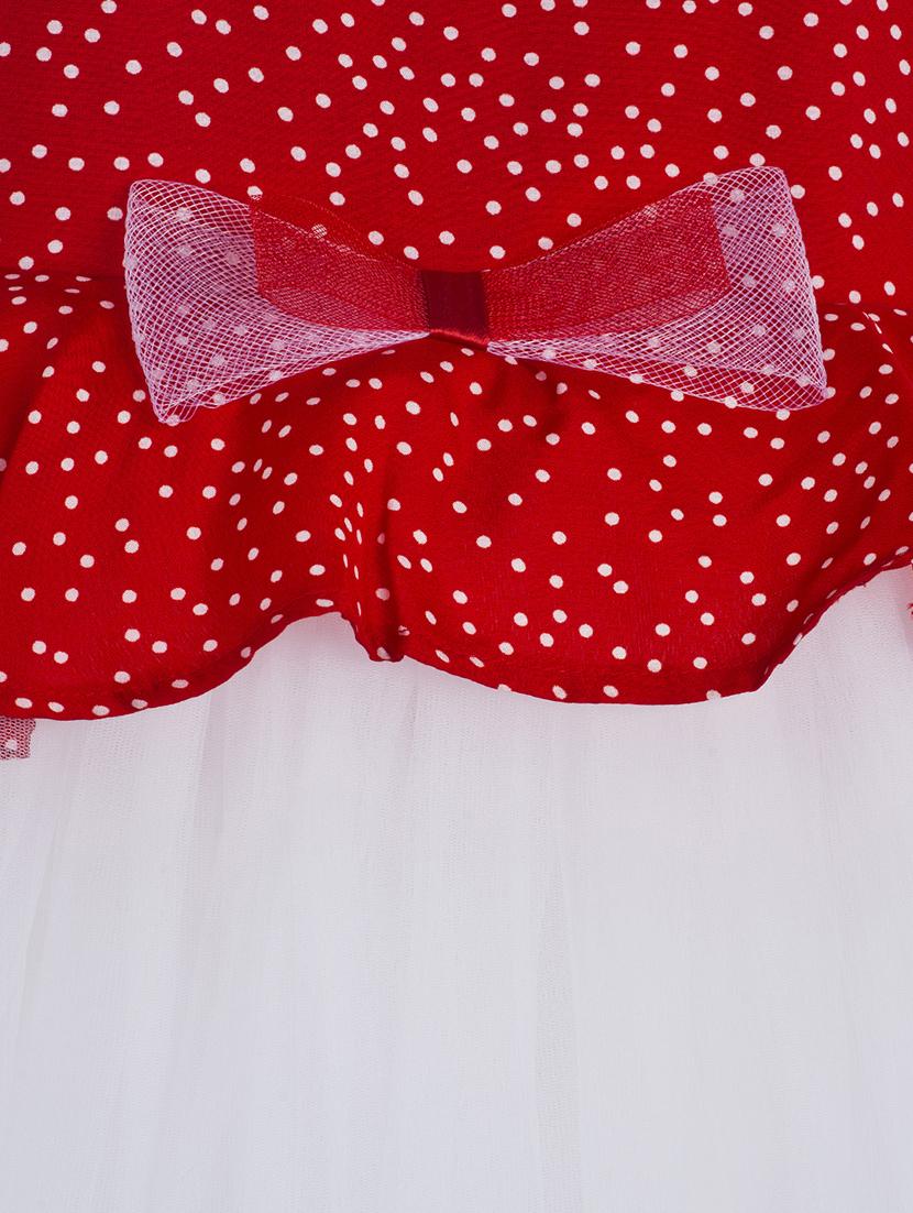 girls polka doted shoulder strap high low dress - 21978605 - Standard Image - 2