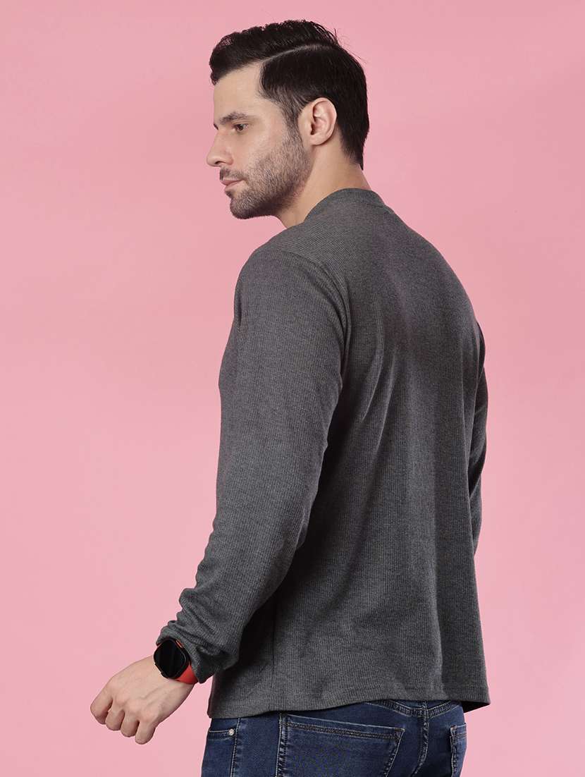 men solid long sleeve regular fit t-shirt - 21978954 -  Standard Image - 2