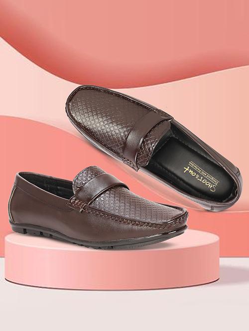 men brown slip on loafer - 21979055 - Standard Image - 0