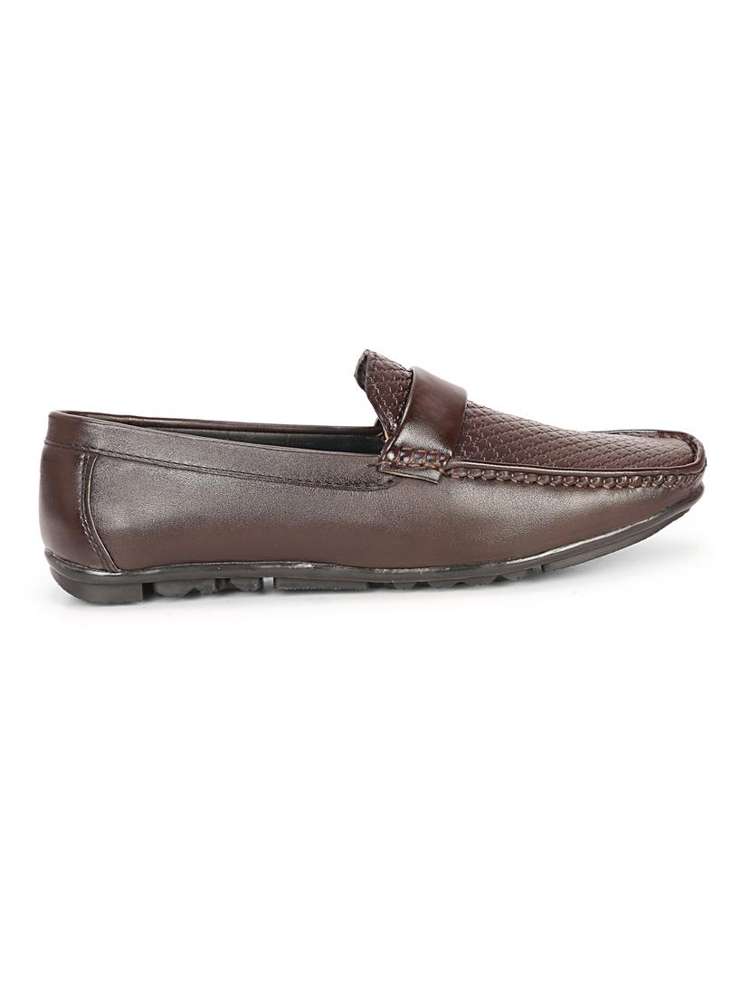 men brown slip on loafer - 21979055 - Standard Image - 2